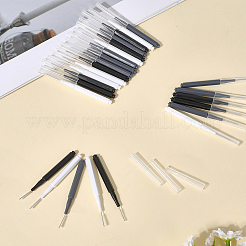 30 шт. 3-х цветные пластиковые щетки для чистки AJEW-CN0003-99