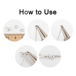 Застежки-карабины из полированной хирургической нержавеющей стали 316&nbsp;X-STAS-R072-18A