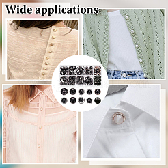 100 шт. 10 стиля 1-дырочные пуговицы из искусственной жемчужины на ножке из смолы&nbsp;FIND-NB0003-93