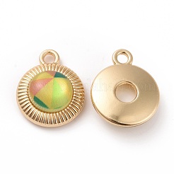 Подвески из непрозрачной смолы с принтом FIND-E020-07G-06