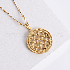 Винтажные панк-богемные ожерелья из нержавеющей стали с китайским узлом для женщин и мужчин VU1484