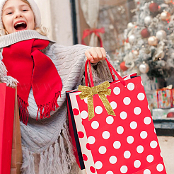 25 ярд блестящей полиэфирной ленты OCOR-GA0001-70