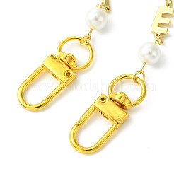 Латунные и ракушечные жемчужины слово любовь звено сумки удлинительные цепи FIND-JF00149-01