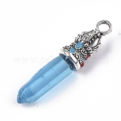 Подвески из натуральных и синтетических смешанных драгоценных камней&nbsp;G-T128-03