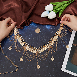 Ремень с железными цепями AJEW-WH0166-65KCG