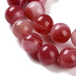 Натуральные полосатые агатовые / полосатые агатовые бусинки G-Z060-A01-C15