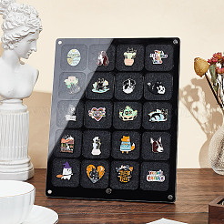 Акрил с фетровым лотком для памятных монет AJEW-WH0471-110C