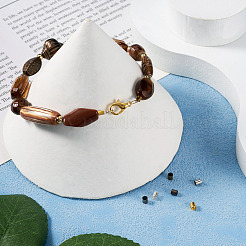 1368 шт. 6 цвета латунные обжимные бусины KK-YS0001-09