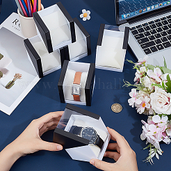 Прозрачный полипропиленовый пластиковый ящик для хранения ювелирных изделий&nbsp;CON-WH0089-152