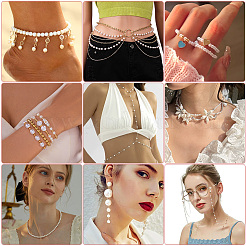 Имитация жемчуга акриловые&nbsp;PEAR-LT0001-02B