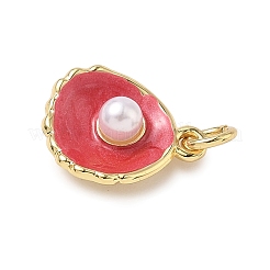 Подвески из ракушек и латуни KK-D426-17E-G