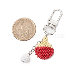 Стеклянные бусины ткацкий станок подвесные украшения HJEW-MZ00147