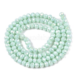 Стеклянные бусины с гальваническим покрытием &nbsp;LS-EGLA-A044-P3mm-B14