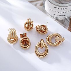 3 пара серег-гвоздиков из ретро-сплава&nbsp;FS-WG5E7DF-01