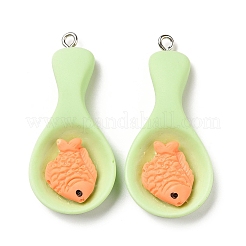 Подвески из непрозрачной смолы&nbsp;LS-RESI-G032-F03