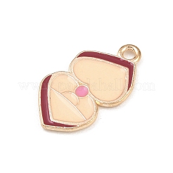 Подвески из сплава с эмалью ко дню святого валентина&nbsp;ENAM-I084-01KCG-10