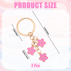 Брелок из цинкового сплава KEYC-WH20004-10B