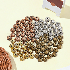 100 шт. 4-х цветные бусины из цинкового сплава FIND-PA0001-16