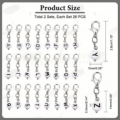 2 комплект акриловых подвесок для украшения HJEW-PH0001-60B