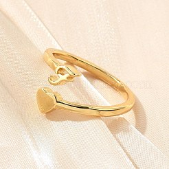 Латунные манжеты для женщин RJEW-U044-F