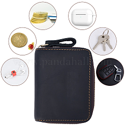 Прямоугольные кожаные кошельки для кредитных карт для женщин и мужчин AJEW-WH20001-31C