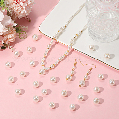 Имитация жемчуга акриловые&nbsp;PEAR-LT0001-02B