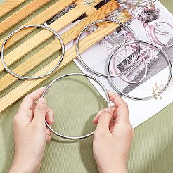 Круглые / круглые кольцевые железные ручки для сумок FIND-WH0003-97A