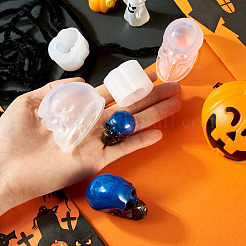 4 шт. 2 стиля украшения черепа силиконовые формы для самостоятельного изготовления&nbsp;DIY-TA0011-38