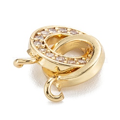 Латунные соединители с прозрачным кубическим цирконием ZIRC-G170-07G