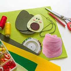 20 пакетик 20-х цветов шерсти для валяния DIY-DC0002-17