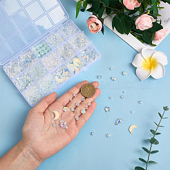 1070шт гальванические стеклянные бусины нити&nbsp;EGLA-SC0001-51