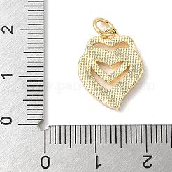 Подвески из латуни с натуральными белыми ракушками KK-S522-08C-G