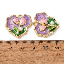 Подвески из эмалевого сплава легкого золота ENAM-B028-39KCG