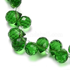 Прозрачные стеклянные бусины GLAA-Z017-01M