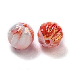 УФ-покрытие радужными переливающимися акриловыми бусинами OACR-E041-04