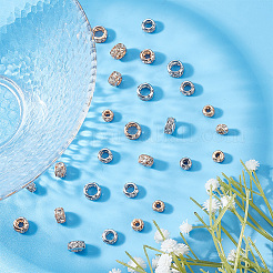 60шт 6-х стилевая латунная бусина FIND-GO0001-49