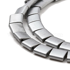 Гальванические нити матовых немагнитных синтетических гематитовых бусин G-G089-B01-09