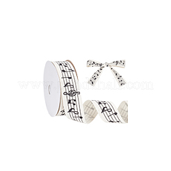 Ленты с принтом из хлопка длиной 10 м.&nbsp;DIY-WH0580-02A