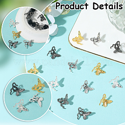 120шт бусины из сплава 4 цветов&nbsp;FIND-SC0017-96