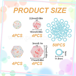 16 шт. 4 стиля DIY-GO0001-91