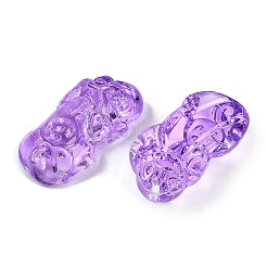 Окрашенного распылением имитация нефрита стеклянные бусины&nbsp;GLAA-Z007-01A