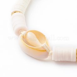 Регулируемые нейлоновые нити плетеные браслеты из бисера BJEW-JB06133