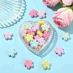 30шт УФ-покрытие непрозрачные акриловые бусины&nbsp;MACR-YW0004-16