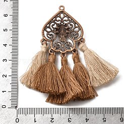 Богемные полиэстеровые подвески с кисточками больших размеров&nbsp;FIND-B058-01R