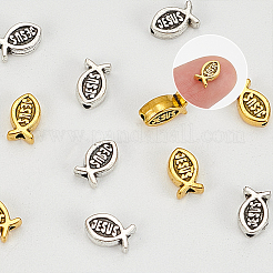 100 шт. 2 цвета бусины из сплава в тибетском стиле&nbsp;FIND-ME0001-21