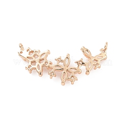 Латунные подвески из прозрачного кубического циркония ZIRC-K088-02KCG