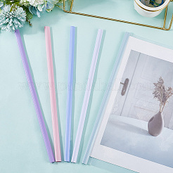 10шт. 5-х цветные пластиковые папки для документов&nbsp;AJEW-CP0008-81