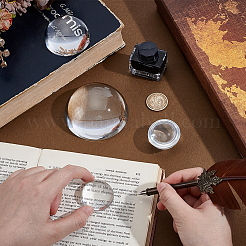 4 шт. 3 стиля полукруглых хрустальных украшений DJEW-NB0001-48