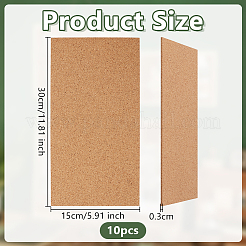 Прямоугольная пробковая изоляция&nbsp;DIY-WH0504-750B-02