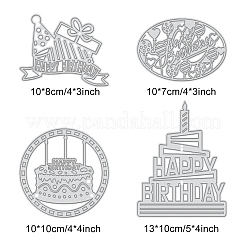 Трафареты для резки углеродистой стали на день рождения DIY-DM0001-010MP